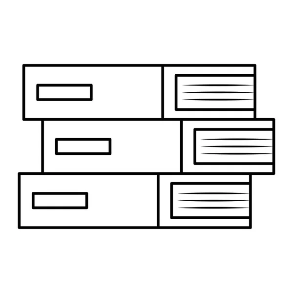 堆教科书图书馆教育图标 — 图库矢量图片