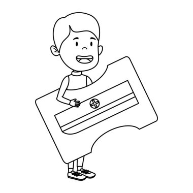 bileyici ile mutlu öğrenci çocuk