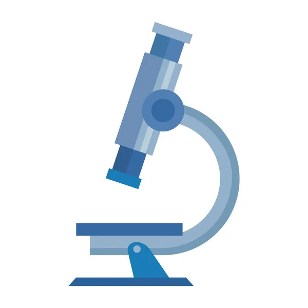Microscope laboratory supply isolated icon — Stock Vector