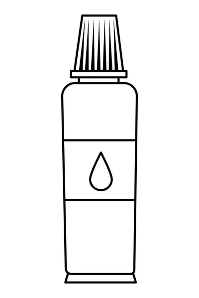 Glue bottle school supply icon — Stock Vector