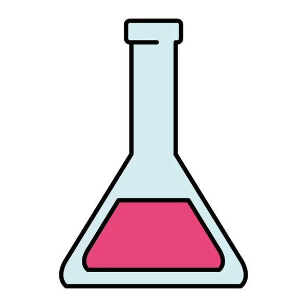 Buis testkolf laboratorium aanbod — Stockvector