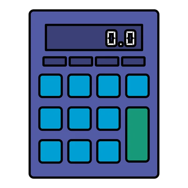 Kalkulator matematyka technika Edukacja ikona — Wektor stockowy