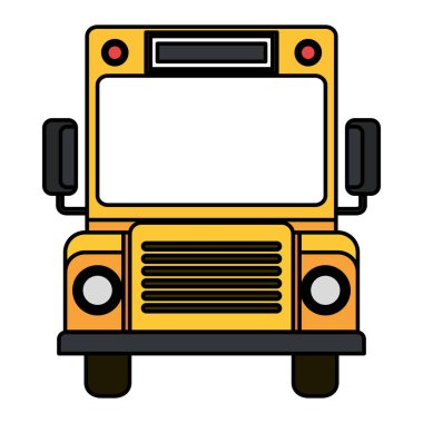 okul otobüsü taşıma simgesi izole edildi