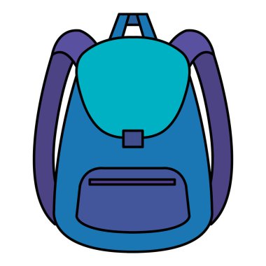 okul çantası ikonu izole edilmiş