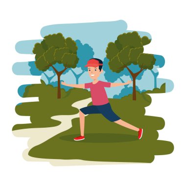 kampta exercice pratik mutlu atletik çocuk