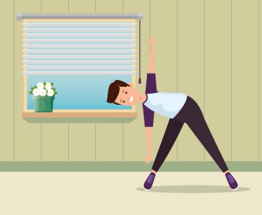 evde çocuk uygulama yoga egzersiz etkinliği