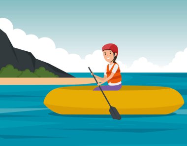 kız uygulama kano fitness etkinliği