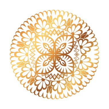 altın ve dairesel mandala