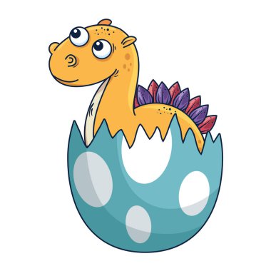 yeni doğan diplodocus kabuk kırma