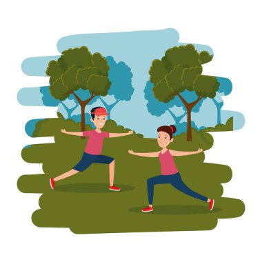 kampta exercice pratik mutlu atletik çift