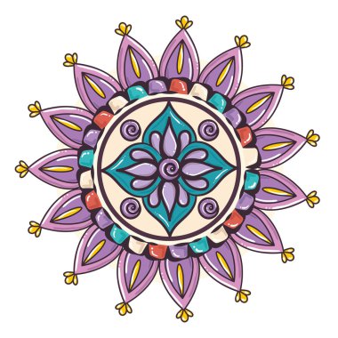 renkli ve dairesel Mandala