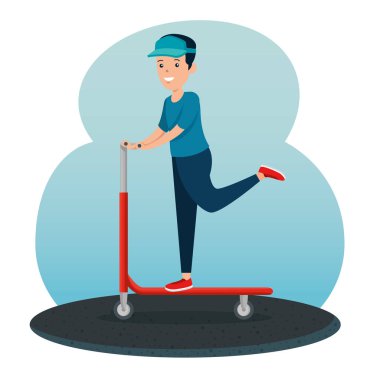 çocuk kaykay yaşam tarzı etkinliği sürme