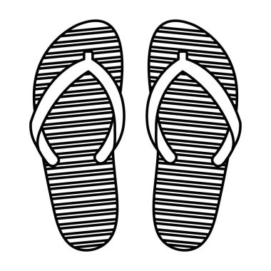 yaz parmak arası terlik aksesuarları simgesi