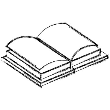 metin kitap izole simgesi