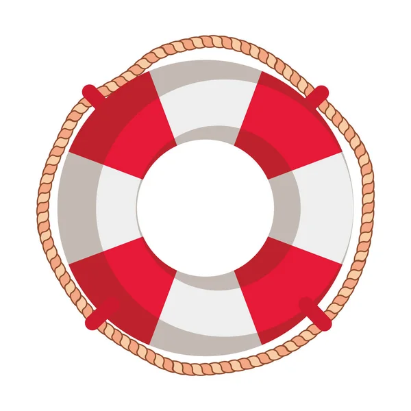 Marine schwimmendes Schiff isoliert Symbol — Stockvektor