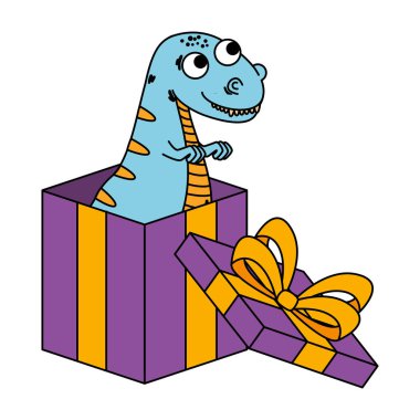 sevimli tyrannosaurus rex giftbox mevcut