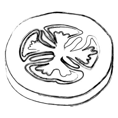 domates dilim sağlıklı gıda taze