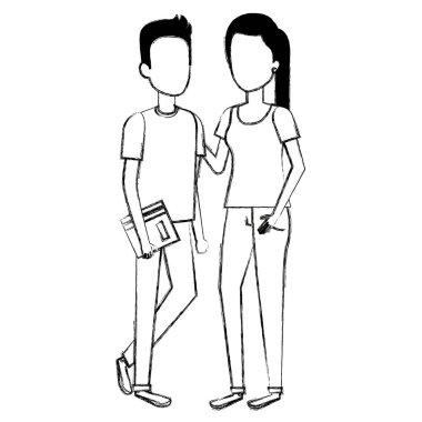 öğrenci karakterleri çift