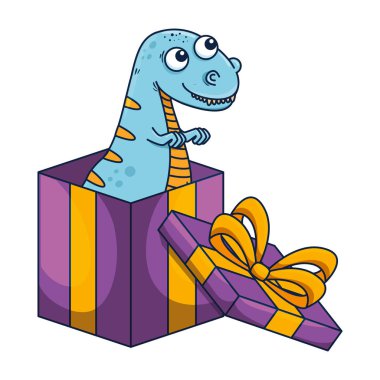 sevimli tyrannosaurus rex giftbox mevcut