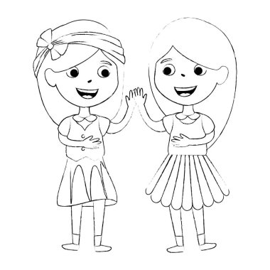 küçük kız arkadaşlar karakterler