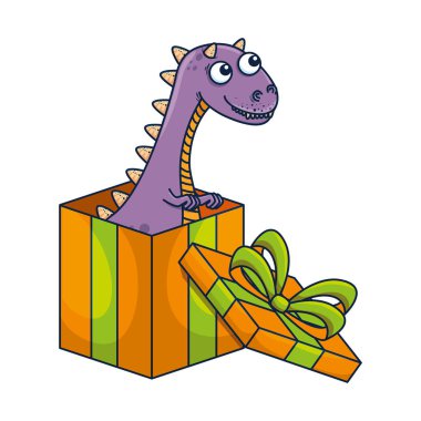 sevimli tyrannosaurus rex giftbox mevcut