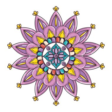 renkli ve dairesel Mandala