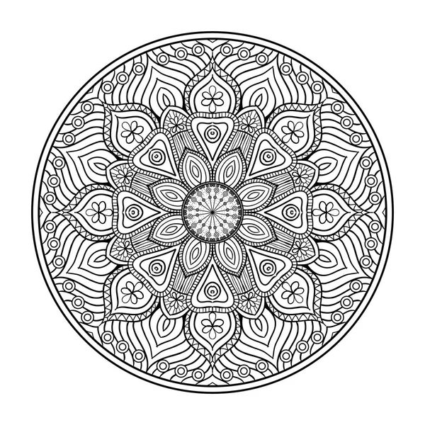 Hermoso diseño mandala — Vector de stock