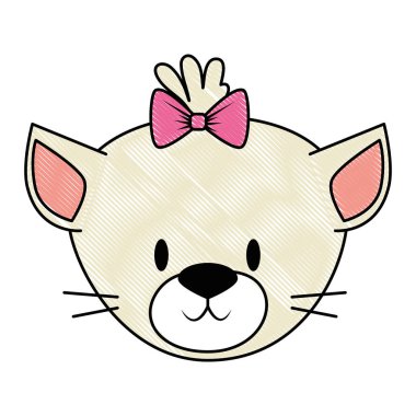 sevimli ve sevimli kitty kadın karakter