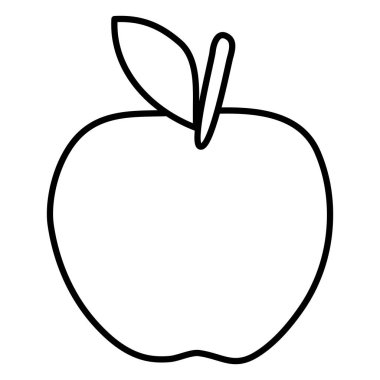 elma taze meyve sağlıklı simgesi