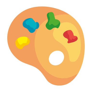 resim rengi paleti izole edilmiş simge