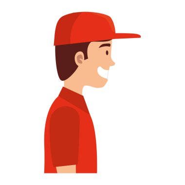 teslimat hizmeti karakteri işçi