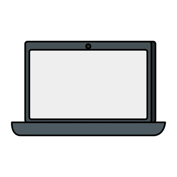 Иконка портативного устройства ноутбука — стоковый вектор