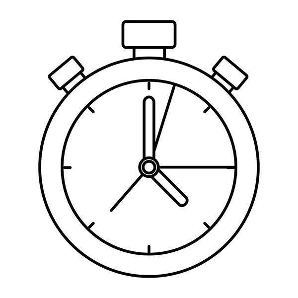 Timer chronometer apparaat geïsoleerd pictogram — Stockvector