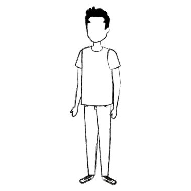 genç adam avatar karakter