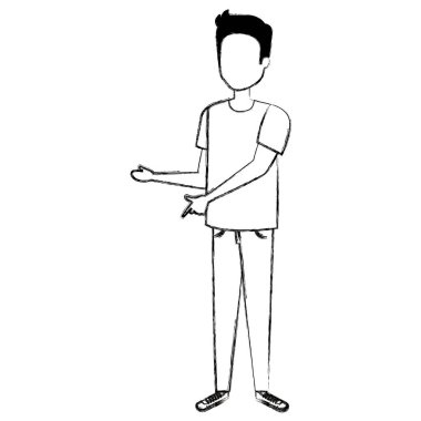 genç adam avatar karakter