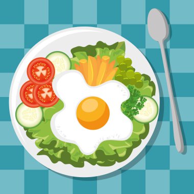 fesh gıda ile kahvaltı konsepti