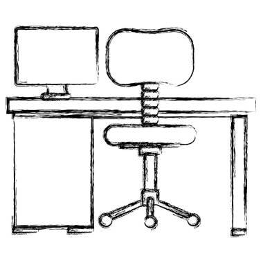 ofis çalışma masası ve Masaüstü sahne ile