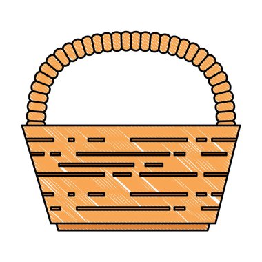 hasır sepet boş simgesi