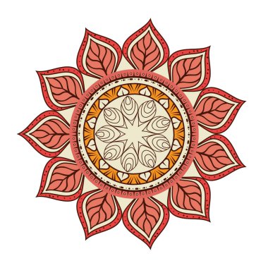 renkli ve dairesel Mandala