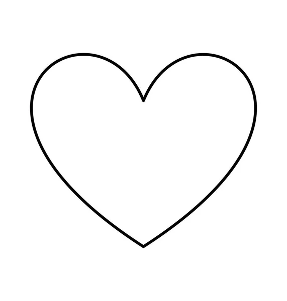 Иконка сердца дизайн, карта любви — стоковый вектор