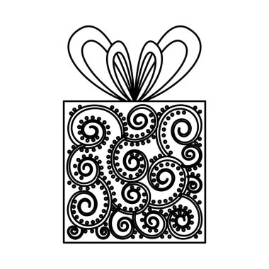 hediye tasarımı beyaz arka plan üzerinde