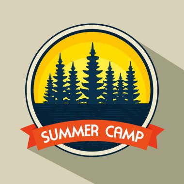 çam ağaçları ve kurdele ile etiket wanderlust macera