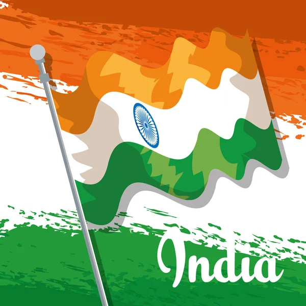 india patriotism flag and traditional holiday