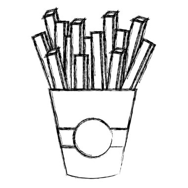 lezzetli patates kızartması simgesi