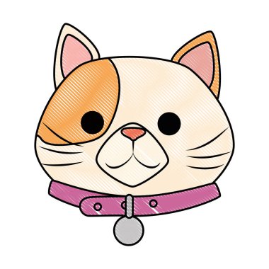 sevimli kedi maskot baş karakter