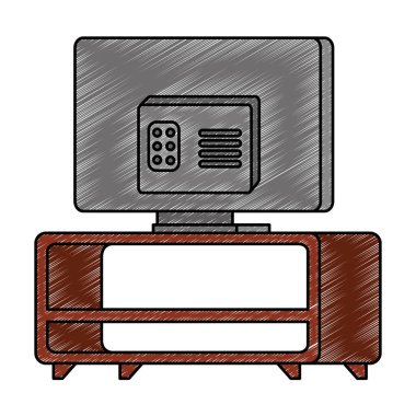 masa ahşap modern tv geri