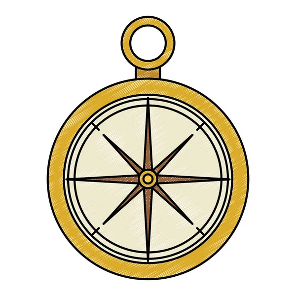 Идентификатор компаса — стоковый вектор