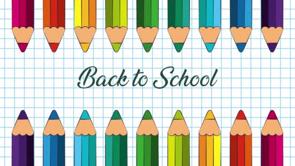 Voltar para a escola — Vídeo de Stock