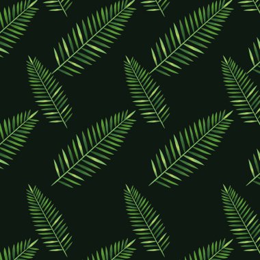 doğa dalları egzotik bitkiler tarzı