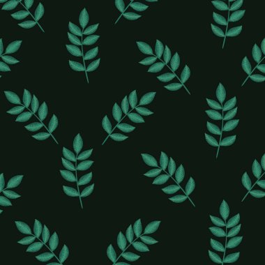 egzotik dalları tropikal bitkiler bırakır